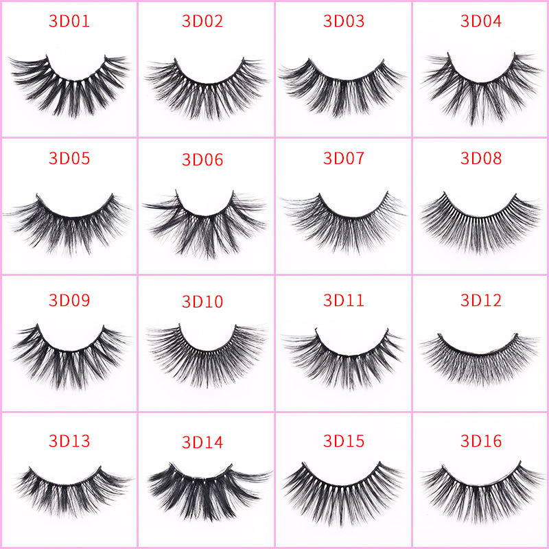 New 3D False Eyelashes Eyelashes Mink Cross-Border Eyelash Qingdao Factory Wholesale Custom Eyelashes New 3D False Eyelashes Eyelashes Mink Cross-Border Eyelash Qingdao Factory Wholesale Custom Eyelashes