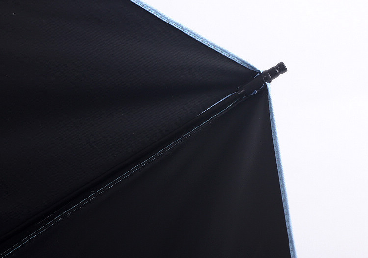 Rich Peony Easy to Open and Receive 50 Gram Umbrella Black Glue Full Shading Sunscreen Sun Umbrella Sun Umbrella