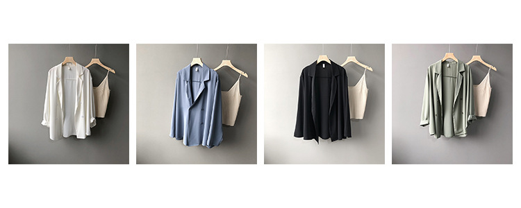 Summer 2020 new Korean web celebrity thin small suit jacket women's design sense of sunscreen loose suit 3355