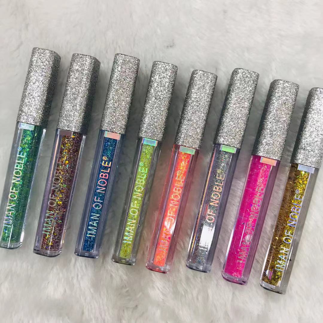 IMAN OF NOBLE color eye shadow liquid 16 sets box natural lasting not easy to fall off makeup