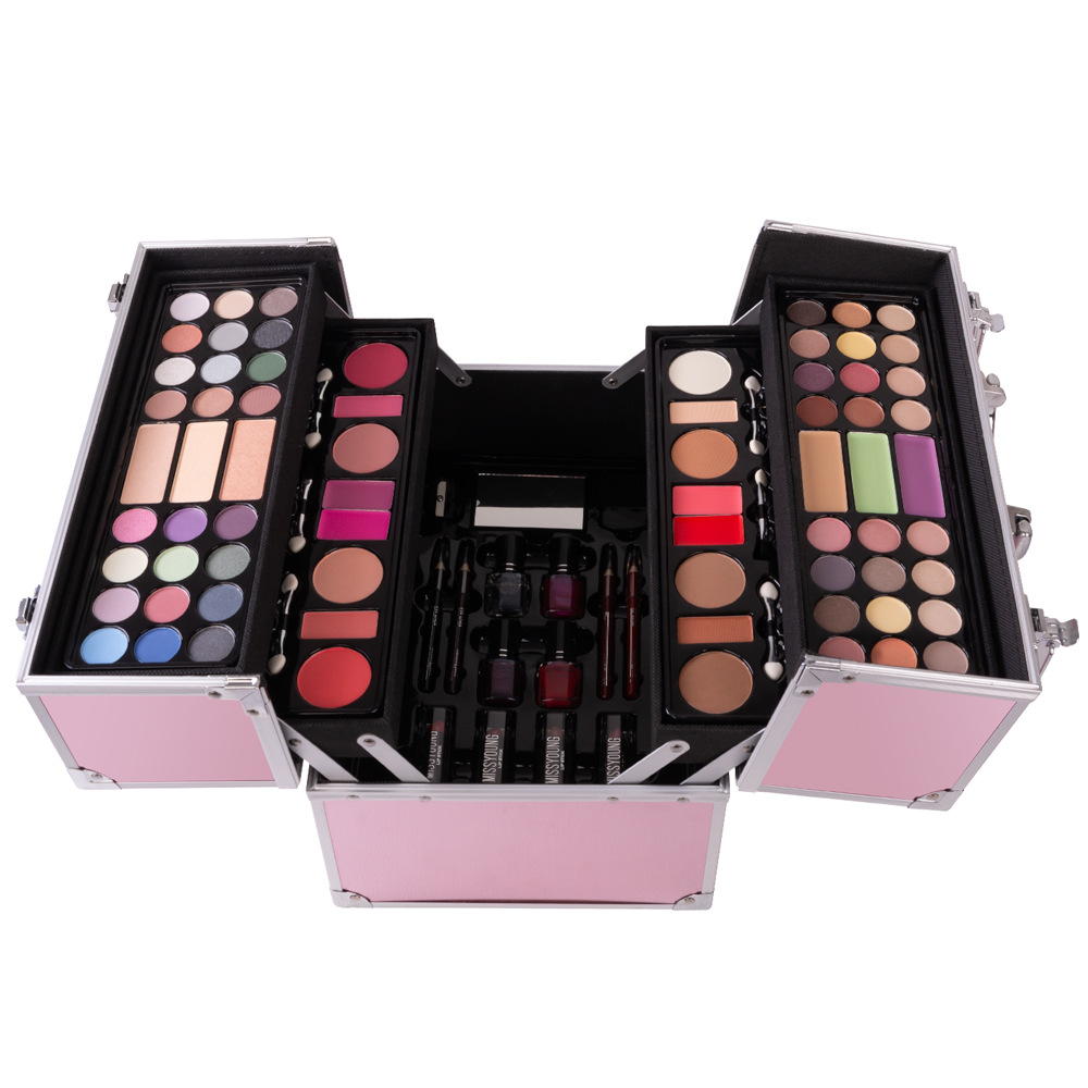 Miss Young Foreign Trade Popular Style Cosmetics Set Beauty Gift Combination Set Eye Shadow Plate Lipstick Nail Polish Miss Young Foreign Trade Popular Style Cosmetics Set Beauty Gift Combination Set Eye Shadow Plate Lipstick Nail Polish