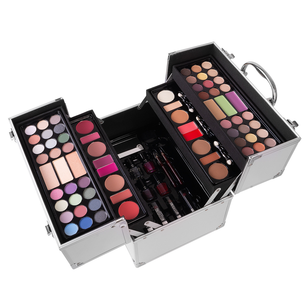 Miss Young Foreign Trade Popular Style Cosmetics Set Beauty Gift Combination Set Eye Shadow Plate Lipstick Nail Polish Miss Young Foreign Trade Popular Style Cosmetics Set Beauty Gift Combination Set Eye Shadow Plate Lipstick Nail Polish