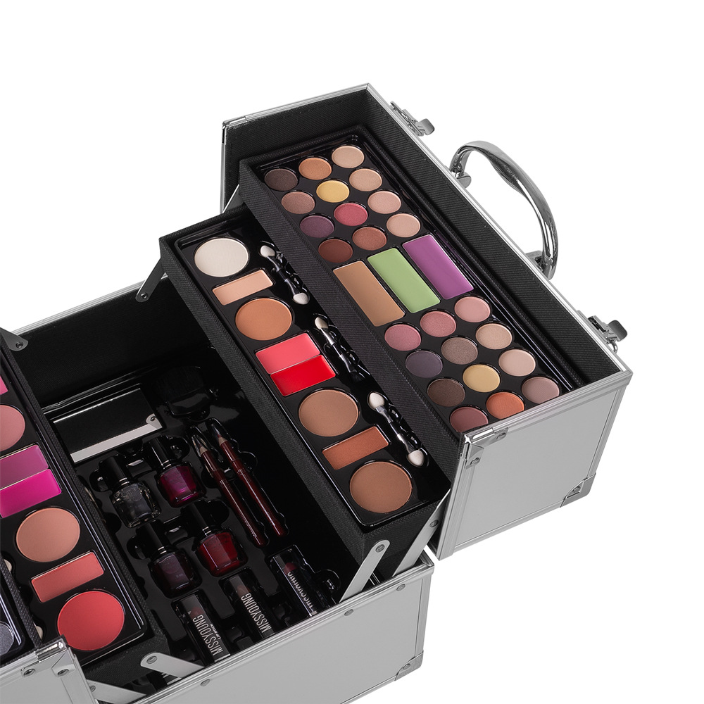 Miss Young Foreign Trade Popular Style Cosmetics Set Beauty Gift Combination Set Eye Shadow Plate Lipstick Nail Polish Miss Young Foreign Trade Popular Style Cosmetics Set Beauty Gift Combination Set Eye Shadow Plate Lipstick Nail Polish