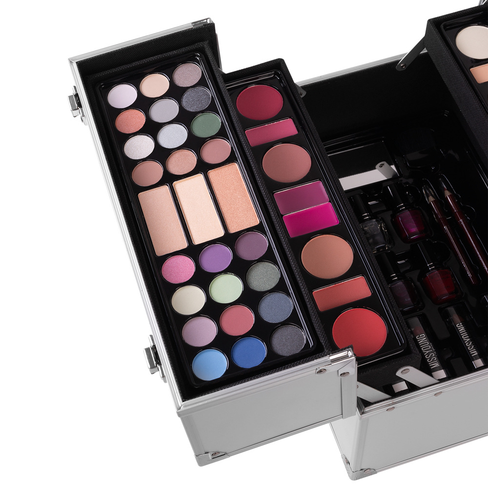 Miss Young Foreign Trade Popular Style Cosmetics Set Beauty Gift Combination Set Eye Shadow Plate Lipstick Nail Polish Miss Young Foreign Trade Popular Style Cosmetics Set Beauty Gift Combination Set Eye Shadow Plate Lipstick Nail Polish