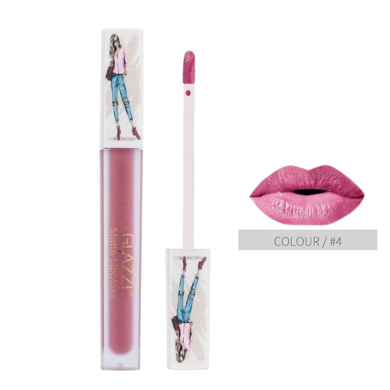 GLAZZI lip gloss not touch a cup of liquid lipstick lip gloss cross-border manufacturers for direct selling GLAZZI lip gloss not touch a cup of liquid lipstick lip gloss cross-border manufacturers for direct selling