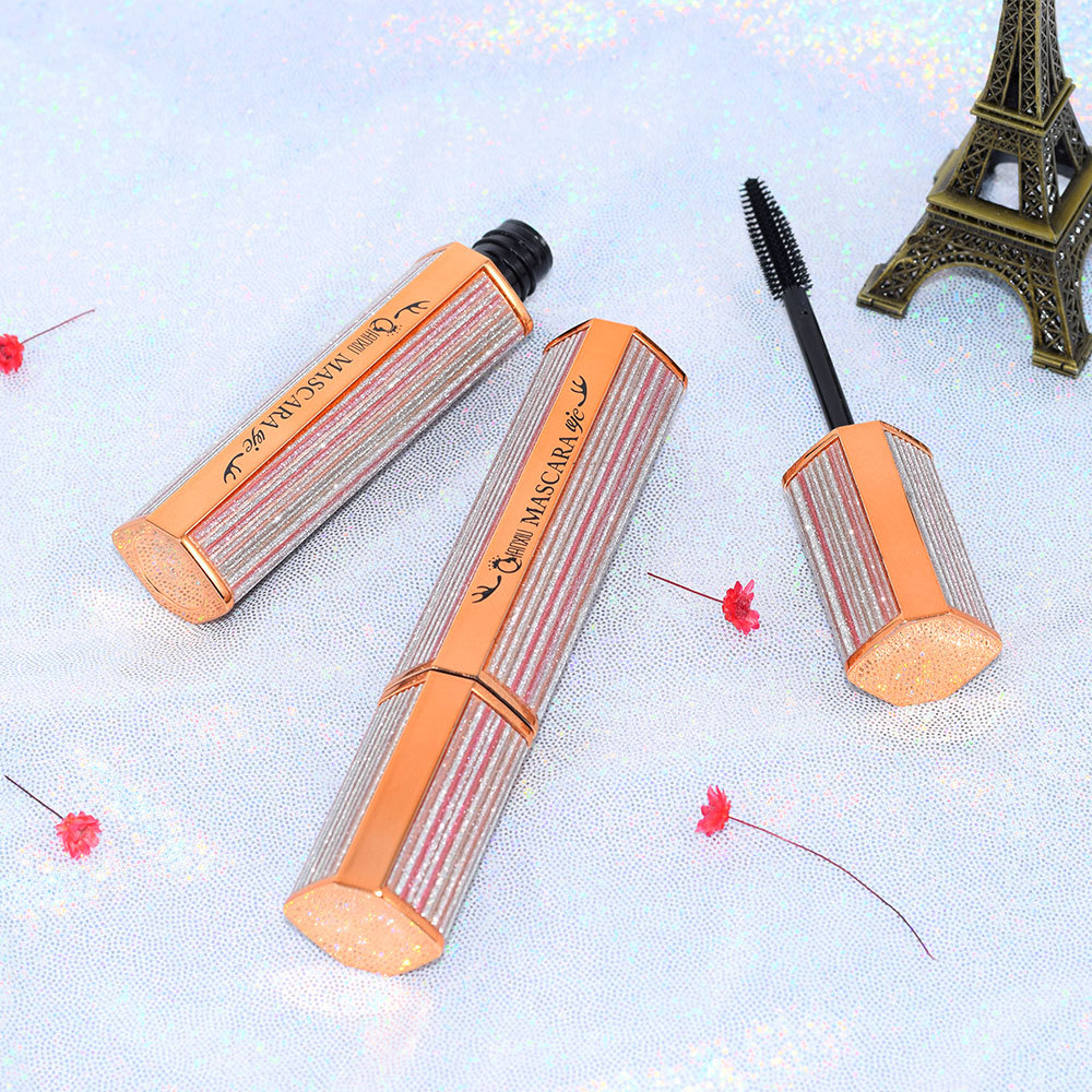 QianXiu frosted shell slim long mascara thick curl water-resistant anti-sweat non-dizzy color makeup