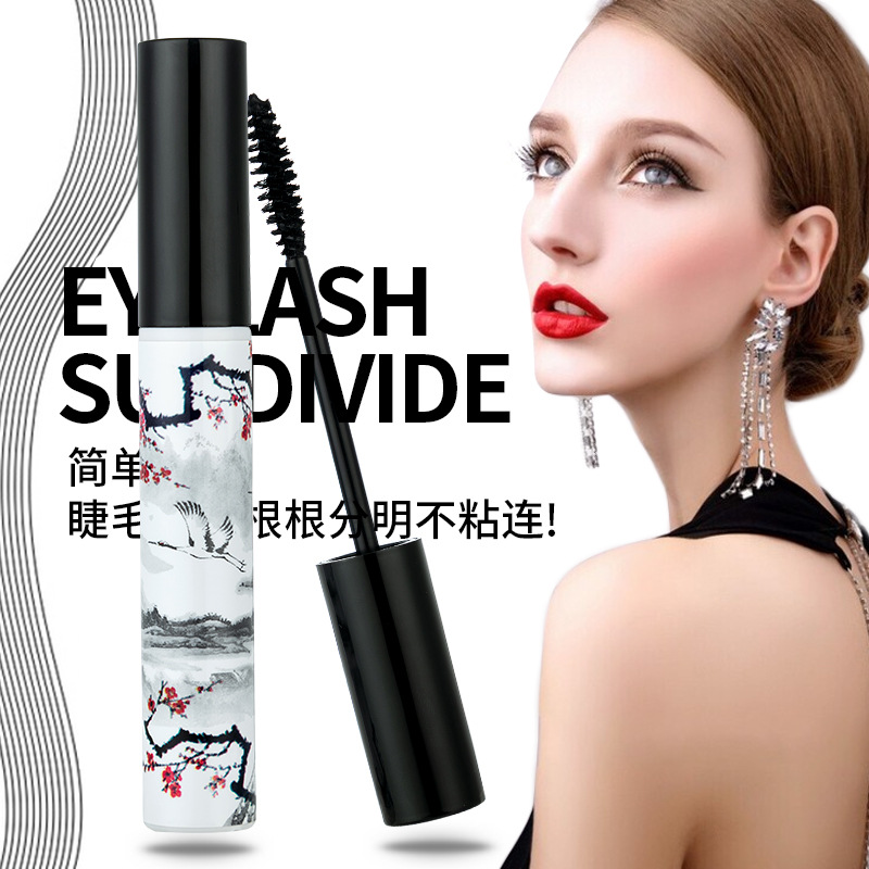 Western show 137 retro style Chinese ink mascara classic hard brush head elongated thick curly warped waterproof makeup