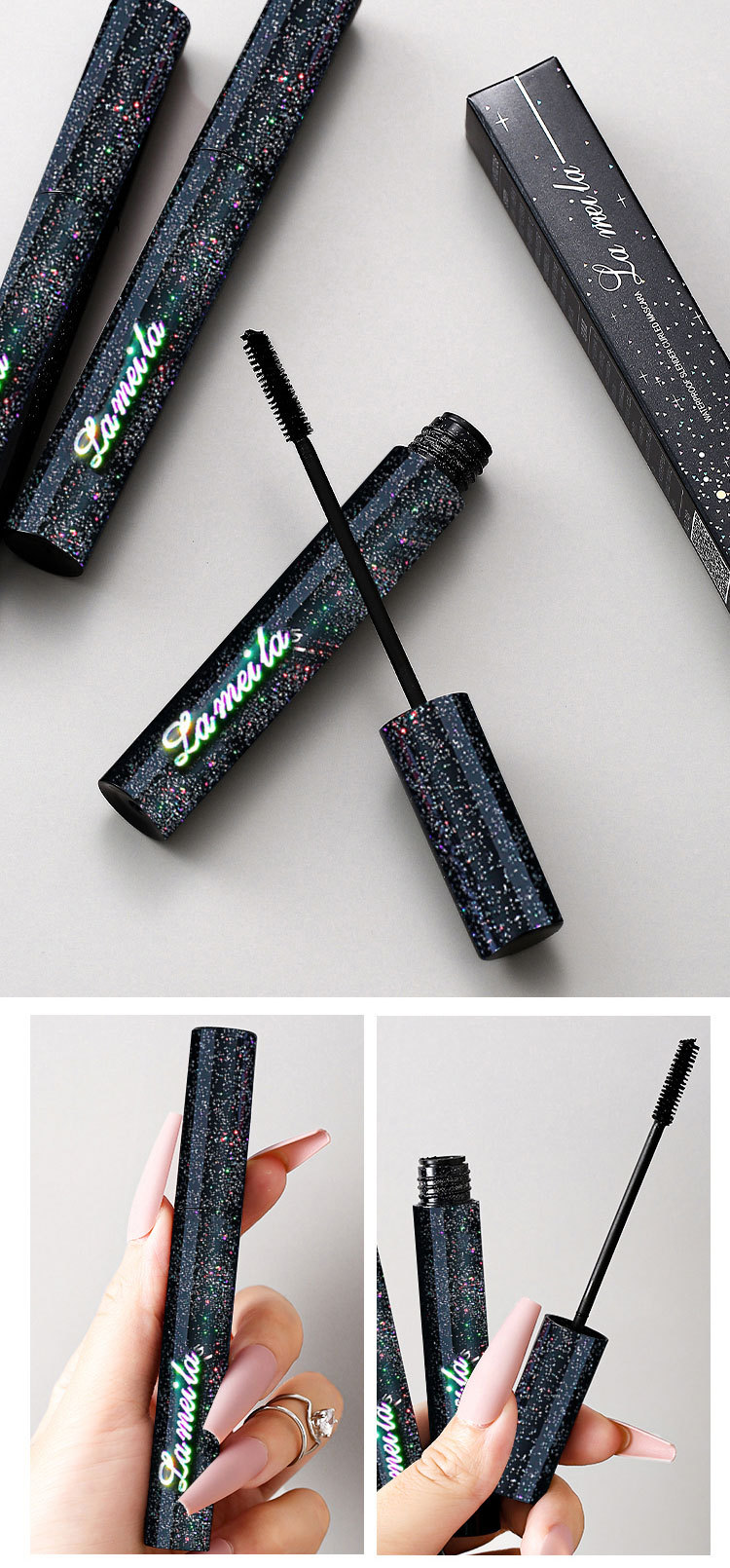 LaMeiLa Factory Direct Supply Wholesale Mascara Long Thick Natural Curling Type Thickening Lengthen Not Easy To Smudge