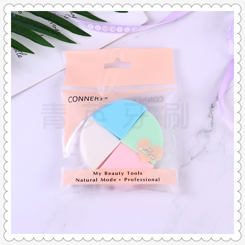 Sponge powder puff makeup tool hydrophilic polyurethane dry and wet triangle powder puff Sponge powder puff makeup tool hydrophilic polyurethane dry and wet triangle powder puff
