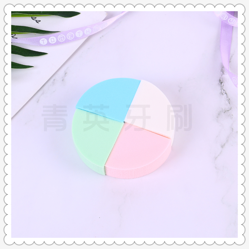 Sponge powder puff makeup tool hydrophilic polyurethane dry and wet triangle powder puff Sponge powder puff makeup tool hydrophilic polyurethane dry and wet triangle powder puff