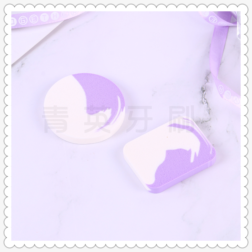 Powder puff sponge dry and wet dual-purpose Powder puff Powder makeup tool Powder puff sponge dry and wet dual-purpose Powder puff Powder makeup tool