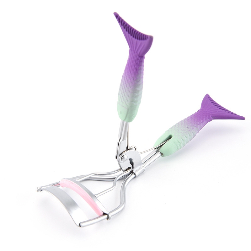 Mermaid Eyelash Curler Mermaid Eye Tweezer Gradient Color Plating Color