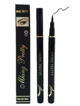 Silky dynamic pen cool black solid eyeliner liquid pen fast dry eyeliner water pen sweat proof water proof