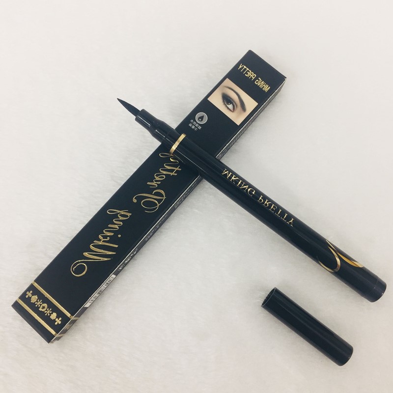 Silky dynamic pen cool black solid eyeliner liquid pen fast dry eyeliner water pen sweat proof water proof Silky dynamic pen cool black solid eyeliner liquid pen fast dry eyeliner water pen sweat proof water proof
