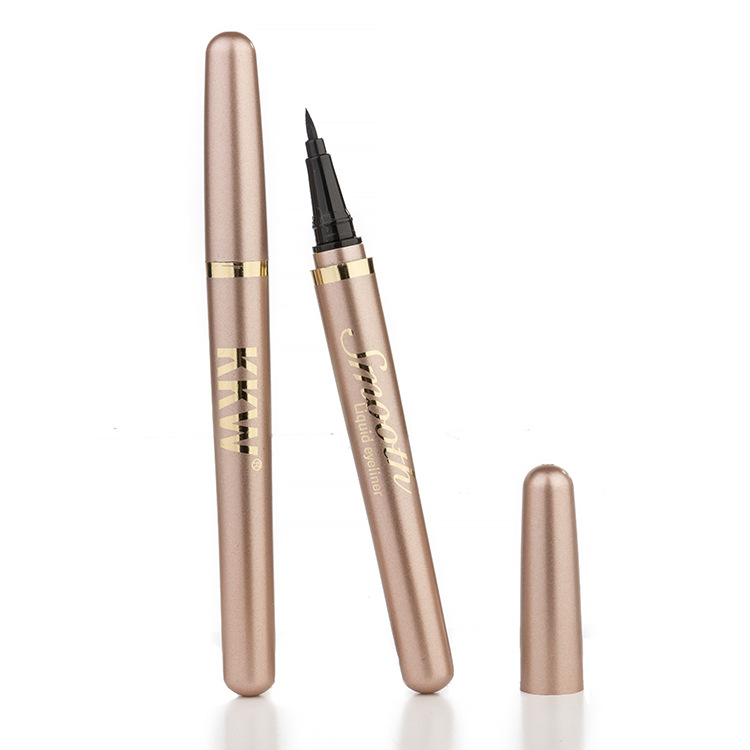 Genuine KKW quick - drying cool black liquid soft head eyeliner waterproof non - dye lasting makeup eyeliner