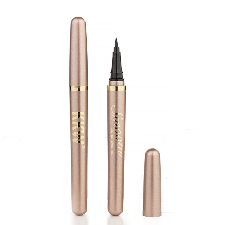 Genuine KKW quick - drying cool black liquid soft head eyeliner waterproof non - dye lasting makeup eyeliner