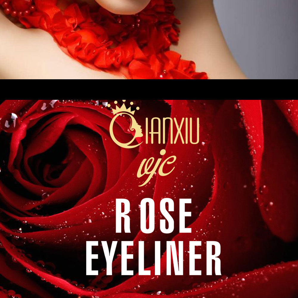 QianXin/qian xiu Q173 red rose eyeliner cool black quick - dry waterproof not easy to dye liquid eyeliner makeup QianXin/qian xiu Q173 red rose eyeliner cool black quick - dry waterproof not easy to dye liquid eyeliner makeup