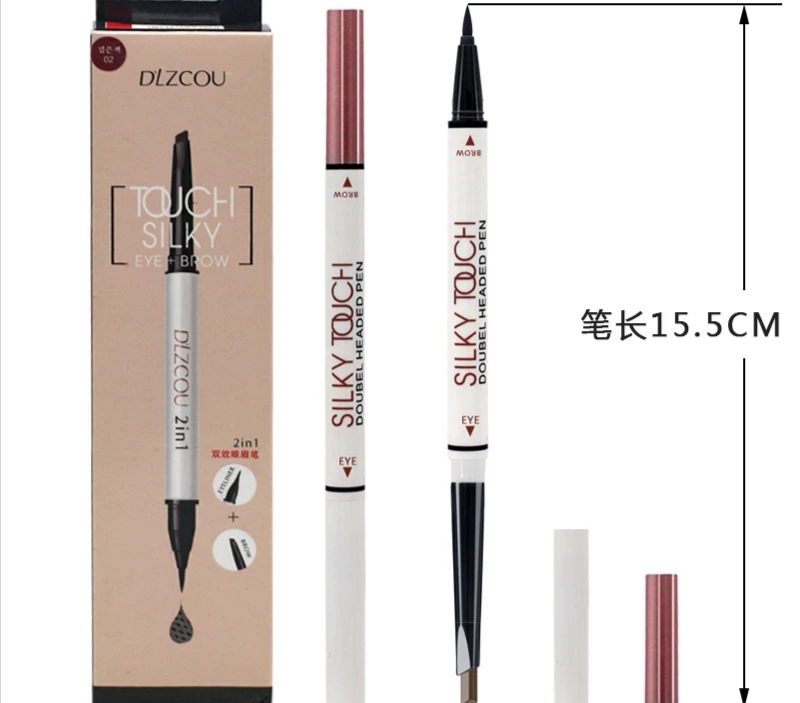 Big vision plastic double effect eyebrow pencil two in one eyeliner and eyebrow Big vision plastic double effect eyebrow pencil two in one eyeliner and eyebrow