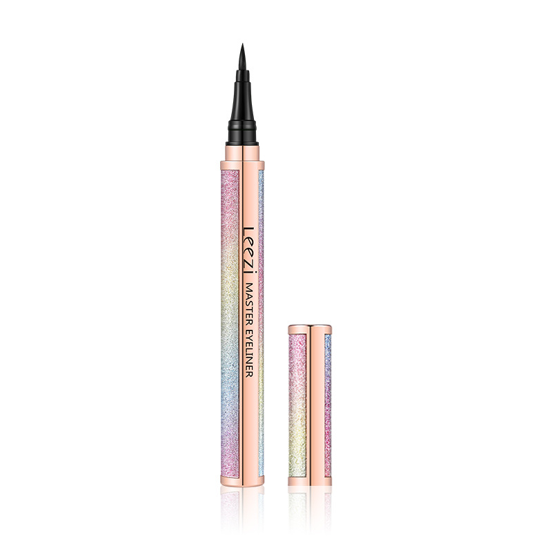 Leezi/Liz bright star charm black makeup eyeliner waterproof not easy to halo makeup smooth liquid eyeliner