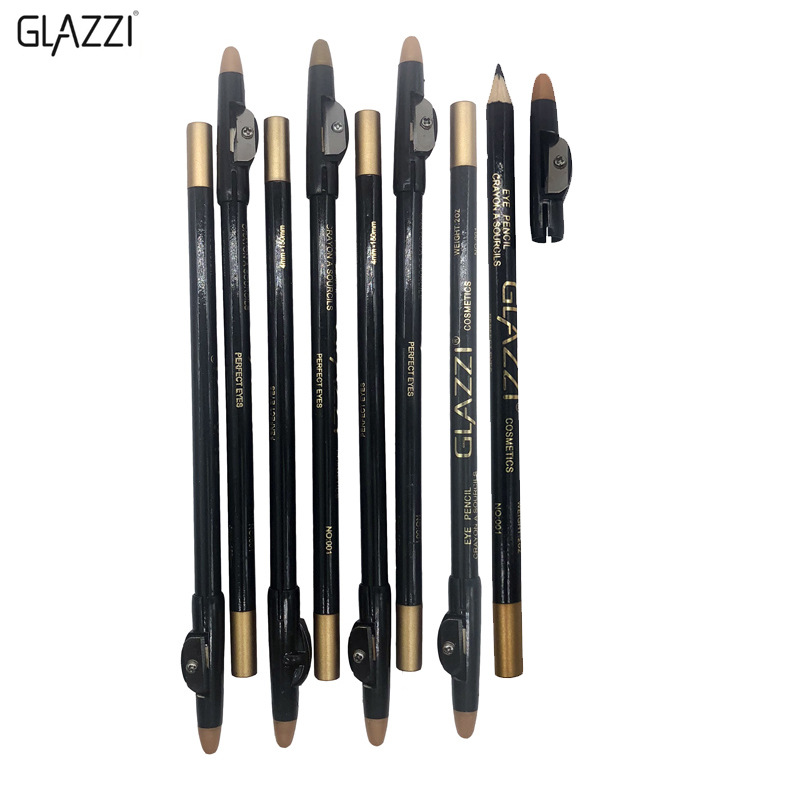GLAZZI black eyeliner eyebrow pencil waterproof, sweat-proof, non-distracting, non-decolorizing