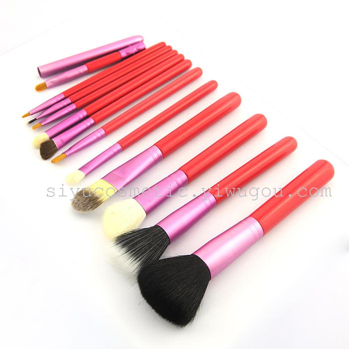 Makeup brush professional makeup brushes set of 12 plastic tube spot wholesale factory direct Makeup brush professional makeup brushes set of 12 plastic tube spot wholesale factory direct