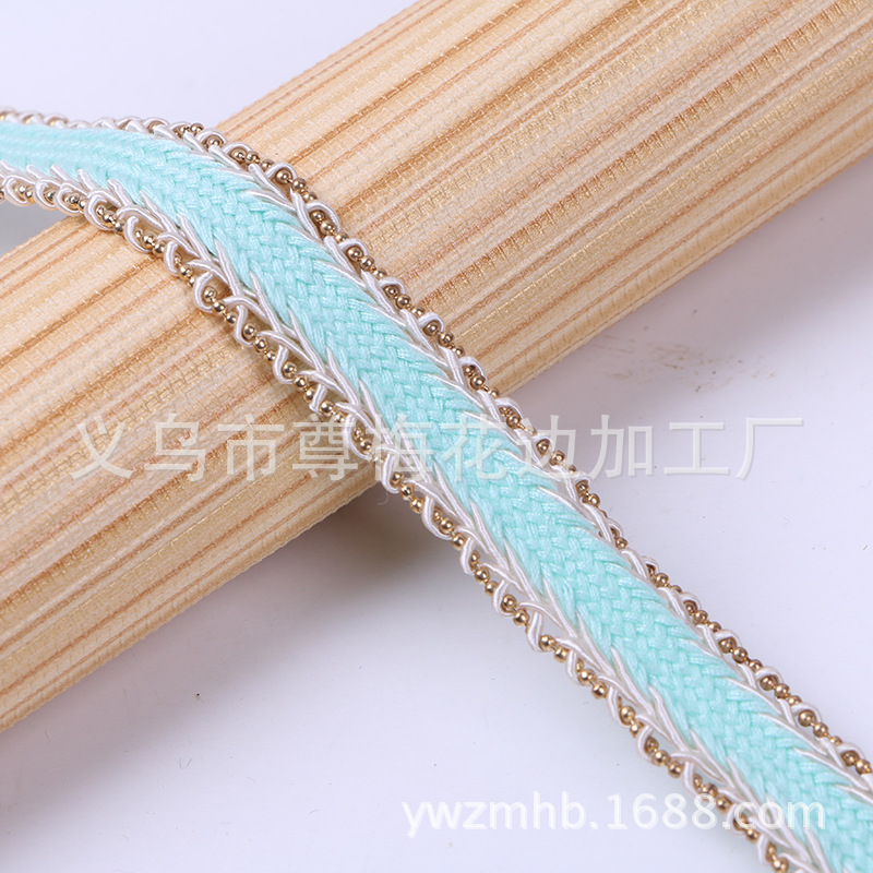 Chain lace ribbon and hat decoration with 1.6cm printed ribbon garment accessories wholesale