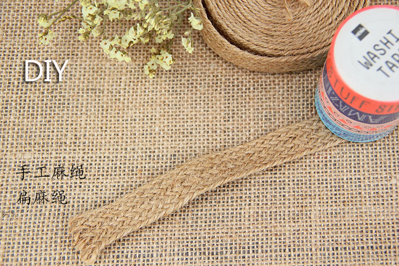 Garment accessories Ribbon hemp knitting belt DIY craft decoration cotton linen rope ribbon ribbon ribbon Garment accessories Ribbon hemp knitting belt DIY craft decoration cotton linen rope ribbon ribbon ribbon