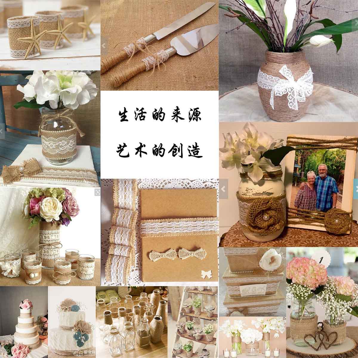 Garment accessories Ribbon hemp knitting belt DIY craft decoration cotton linen rope ribbon ribbon ribbon Garment accessories Ribbon hemp knitting belt DIY craft decoration cotton linen rope ribbon ribbon ribbon