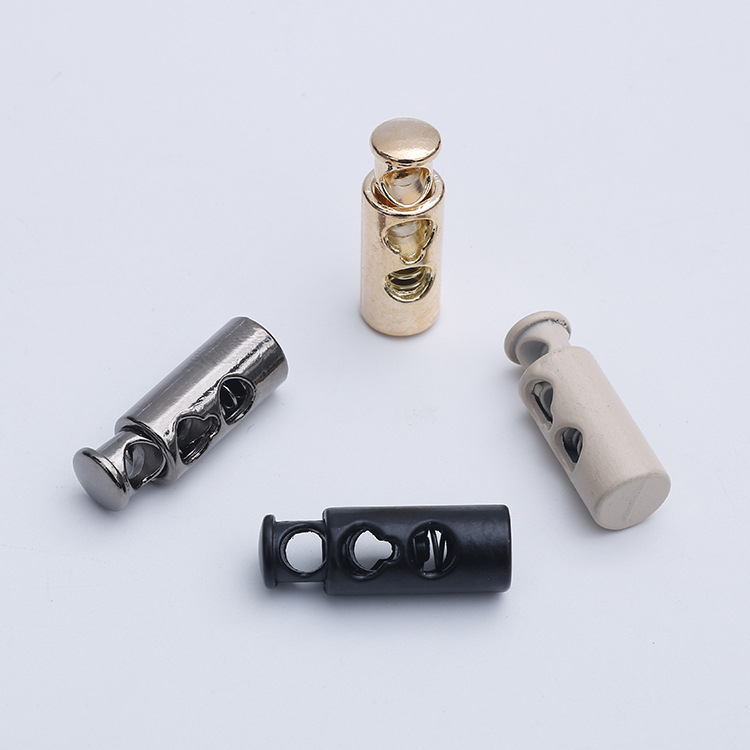 Plastic Spring Fastener Elastic White Adjustable Buckle Garment Handbag Buckle Nylon Black Double Holes Pig Nose Button Plastic Spring Fastener Elastic White Adjustable Buckle Garment Handbag Buckle Nylon Black Double Holes Pig Nose Button