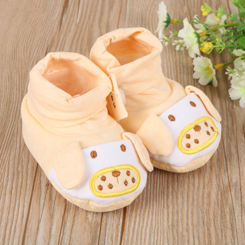 Xueliwa combed cotton baby shoes embroidered dog shoes soft solo baby shoes