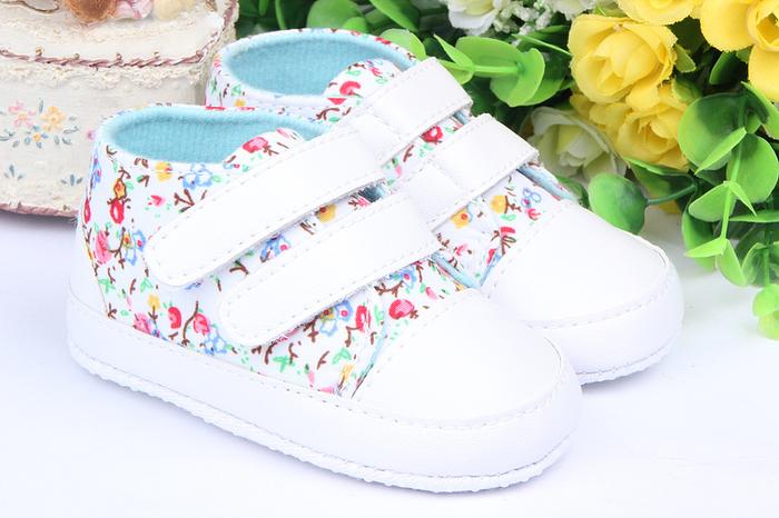 Small fresh flowery double gluing female baby shoes baby shoes toddler shoes Small fresh flowery double gluing female baby shoes baby shoes toddler shoes