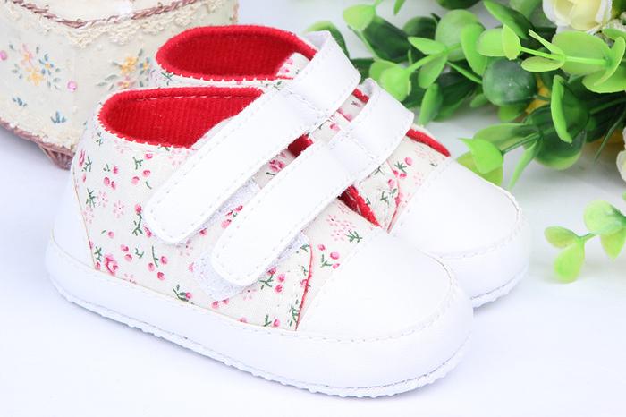 Small fresh flowery double gluing female baby shoes baby shoes toddler shoes Small fresh flowery double gluing female baby shoes baby shoes toddler shoes
