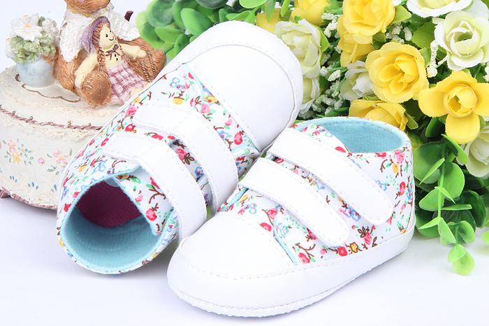 Small fresh flowery double gluing female baby shoes baby shoes toddler shoes Small fresh flowery double gluing female baby shoes baby shoes toddler shoes