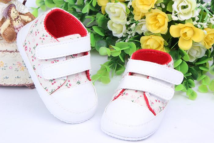 Small fresh flowery double gluing female baby shoes baby shoes toddler shoes Small fresh flowery double gluing female baby shoes baby shoes toddler shoes