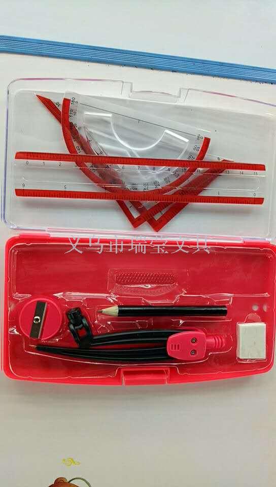 Compasses set for students plastic Compasses sold in foreign trade wholesale