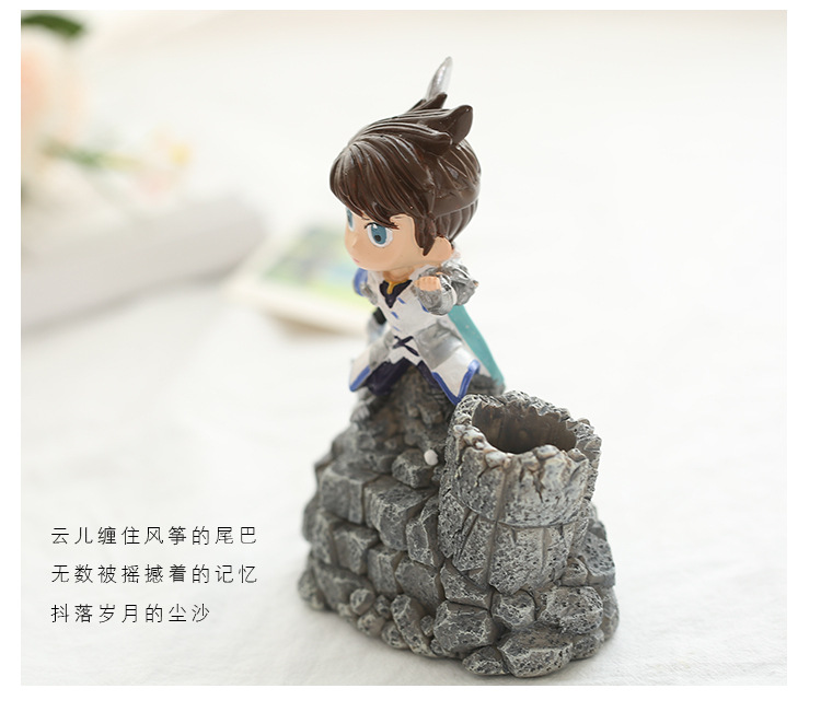 King Glory Hand-Made Creative Gift Christmas Home Decoration Pencil Vase Decoration Resin Crafts One Piece Dropshipping