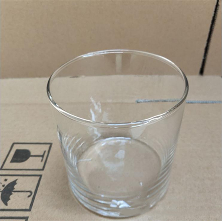 Burst Glass Pencil Pants Vase Succulent Bottle Hydroponic Straight Diameter 9cm High 10cm Glass Candlestick