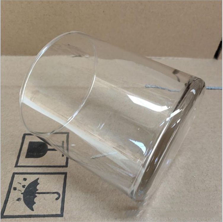 Burst Glass Pencil Pants Vase Succulent Bottle Hydroponic Straight Diameter 9cm High 10cm Glass Candlestick