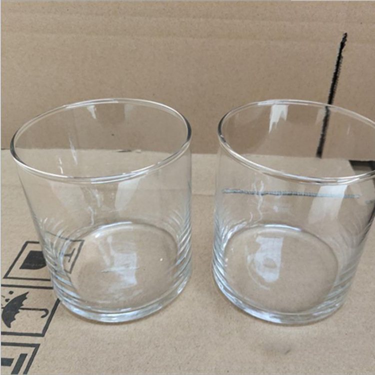 Burst Glass Pencil Pants Vase Succulent Bottle Hydroponic Straight Diameter 9cm High 10cm Glass Candlestick