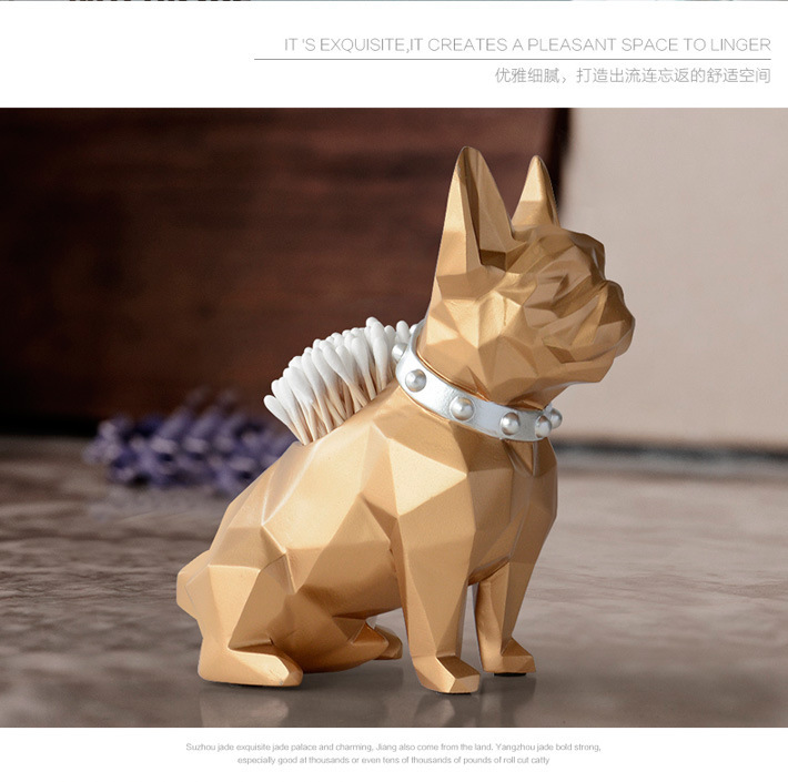 Nordic Resin Crafts Puppy Storage Pencil Vase Decoration Home Living Room Study Bedroom Multifunctional Decorations