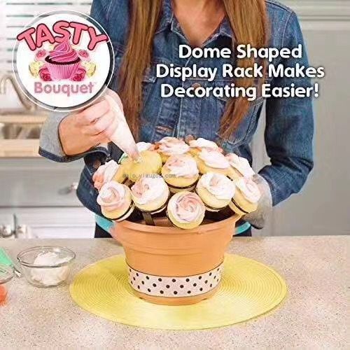 Flowerpot Cake Rack, Paper Cup Cake Rack (19 Cups)