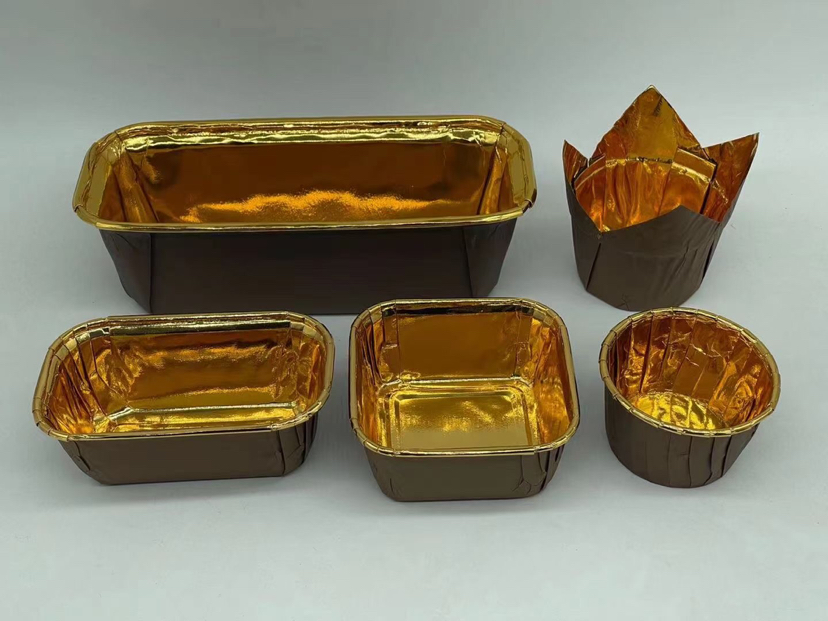 Disposable Cake Cup Disposable Cake Paper Cup Baking Packaging Paper Cake Cup Gold Roll Mouth Cup Cake Paper