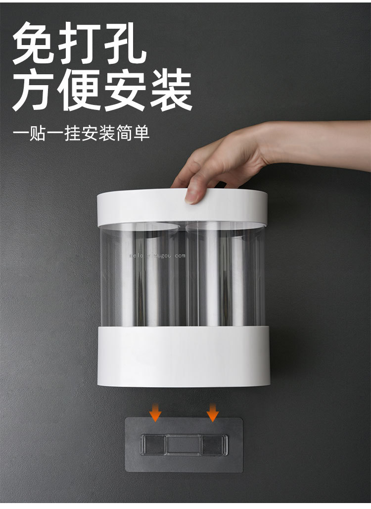 Disposable Cup Puller, Wall-Mounted Paper Cup Holder (NOG)
