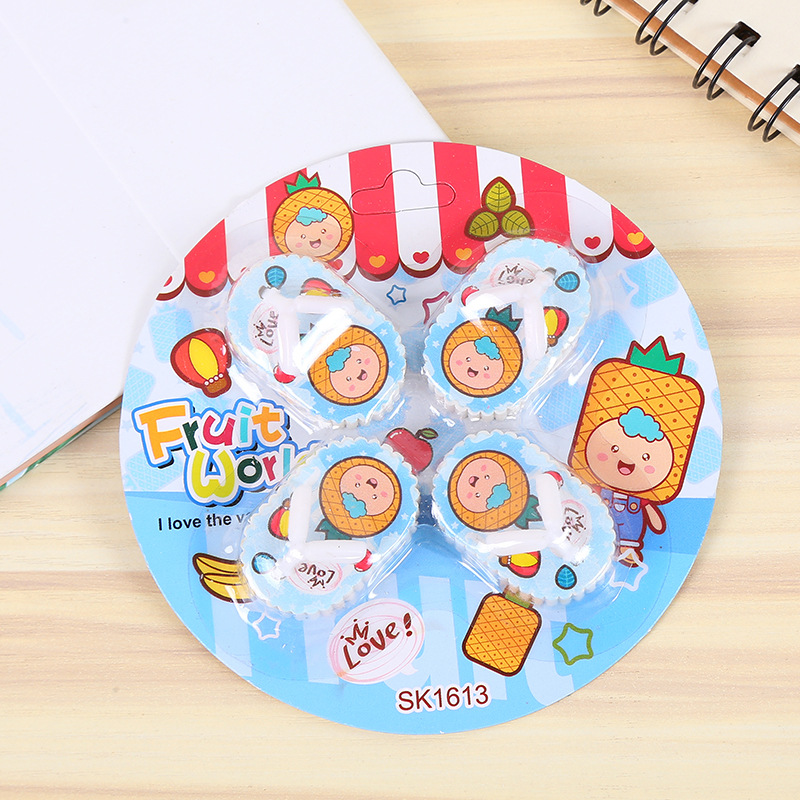 Creative flip-flops shoes style eraser suction CARDS installed students gifts and prizes