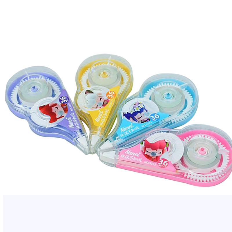 Tape Transparent Cartoon Mini Modification Correction Tape Creative Learning Stationery Correction Tape Supplies