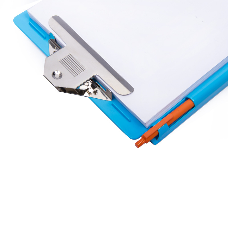 Factory Direct Sales A4 Plastic Tablet Clip Folder Test Paper Clip File Binder Power Clip Exclusive for Cross-Border