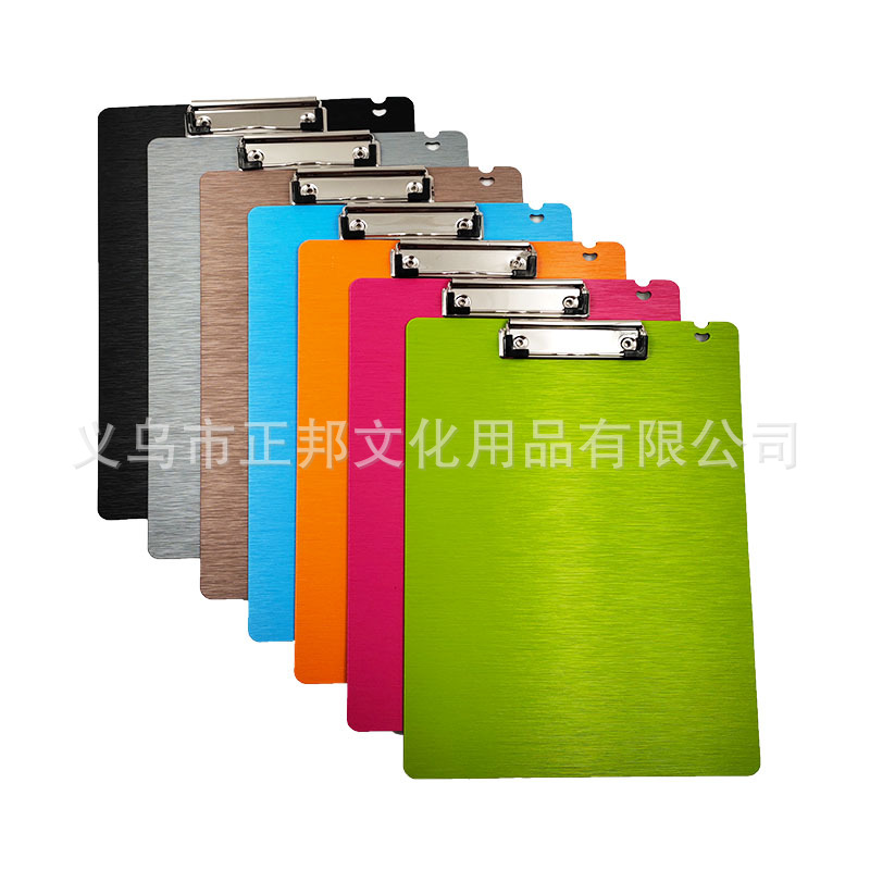 Factory Direct Sales A4 Foam Pp Brushed Tablet Clip Single-Sided Plastic Portable Folder Custom