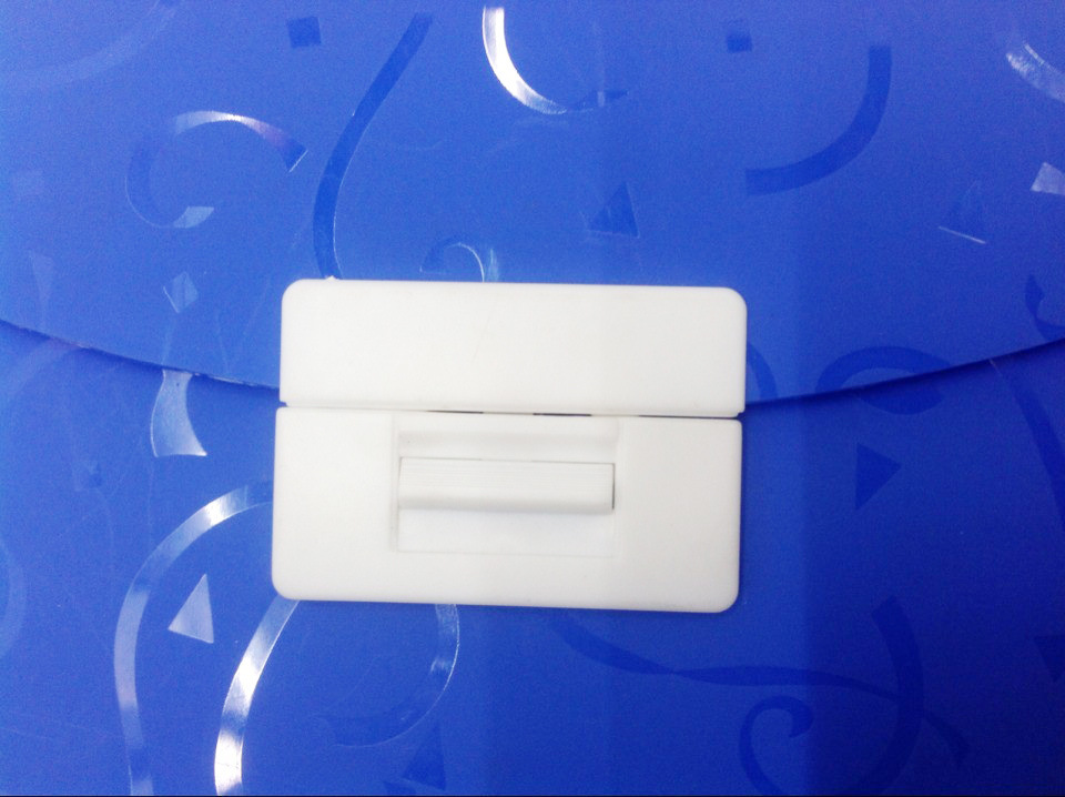 Long teng wen high quality thickening high quality e-type plastic buckle filing bag simple folder information bag