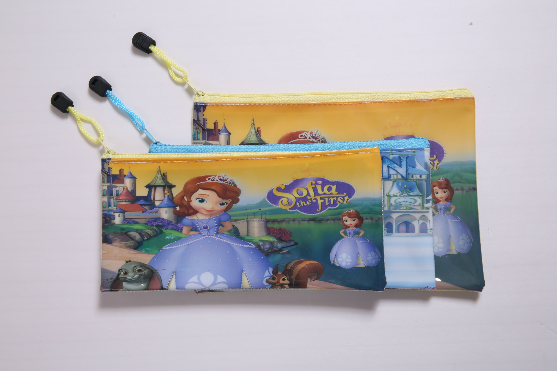 Wholesale plastic PVC cartoon paper bag fashion folder information bag
