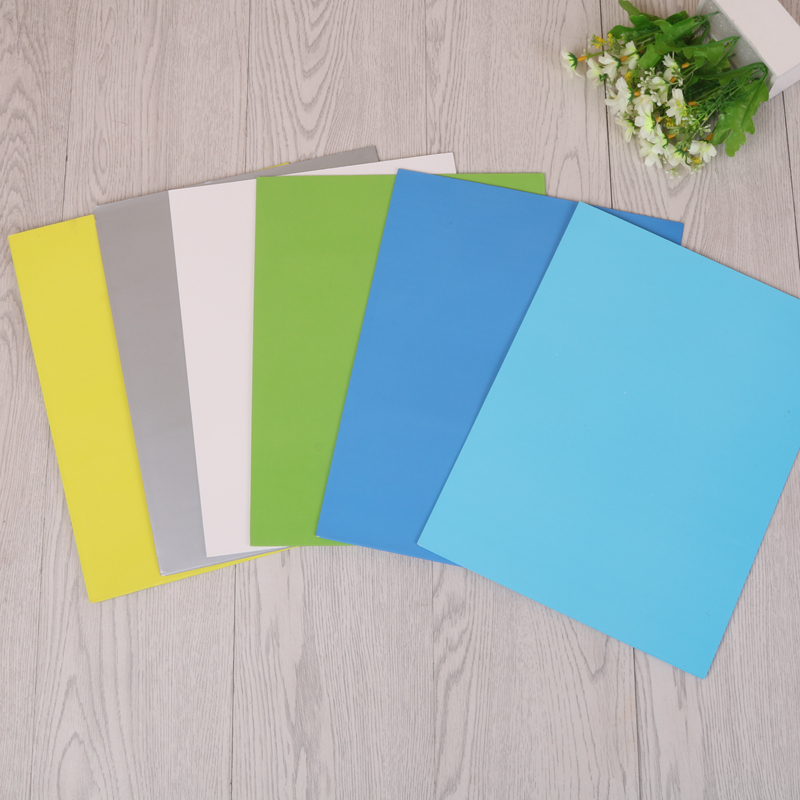 Office stationery folder A4 double bag pocket cover insert color
